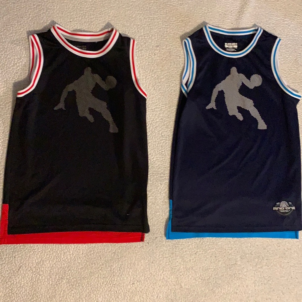 Boys AND1 basketball shirts